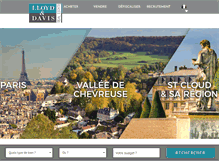 Tablet Screenshot of lloyd-davis.com